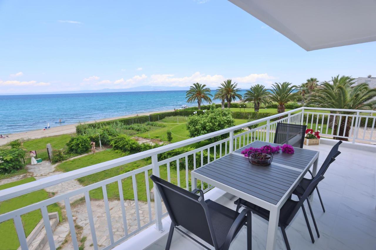 Beach Front Casa Elena Hanioti Exterior photo